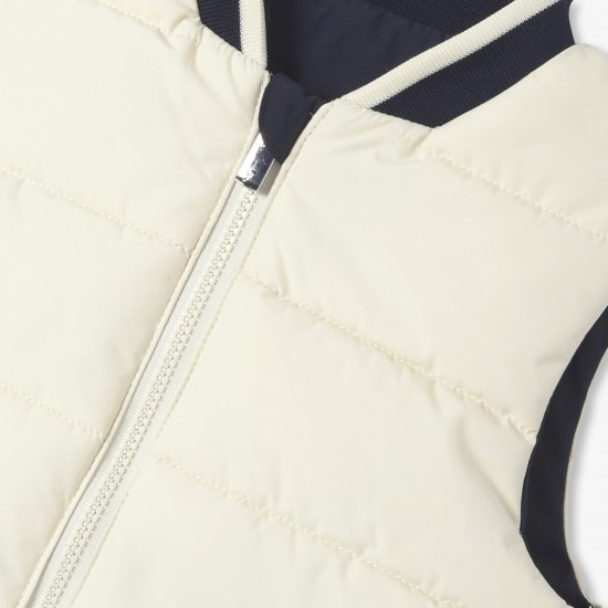 Baby boy reversible sleeveless padded jacket