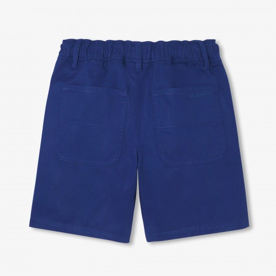 Boy cotton twill Bermuda shorts