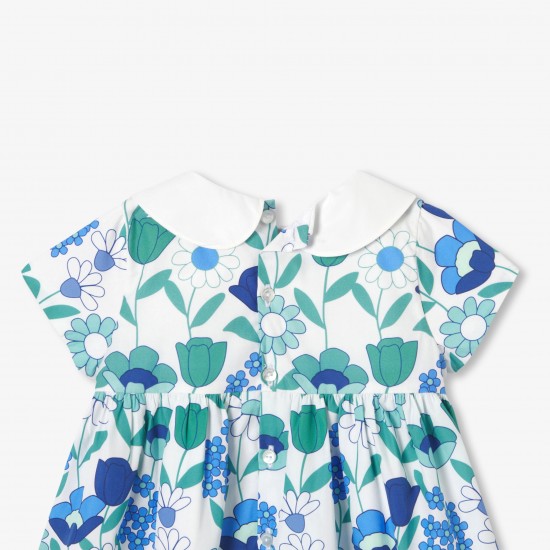 Baby girl floral cotton dress