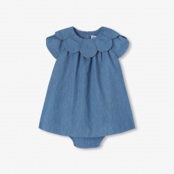 Baby girl chambray dress