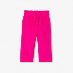 Baby girl fine-ribbed corduroy pants