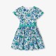 Girl floral print poplin dress