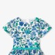 Girl floral print poplin dress