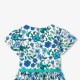 Girl floral print poplin dress