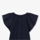 Girl ruffled sleeve T-shirt