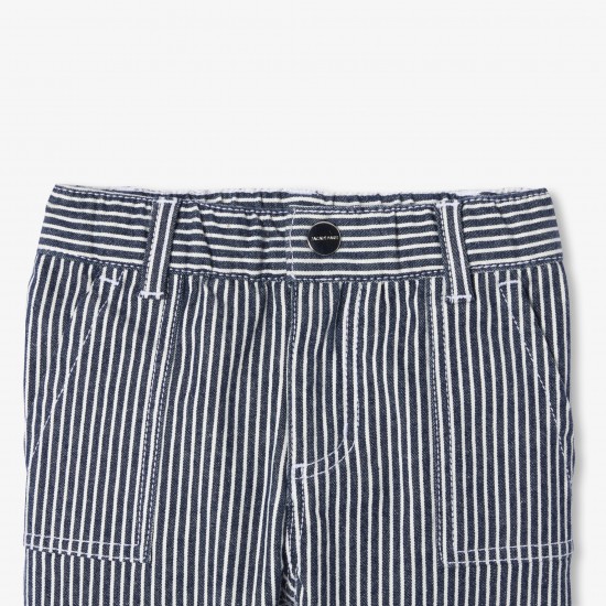 Baby striped twill pants