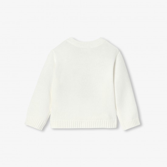 Baby boy intarsia bunny cotton jumper