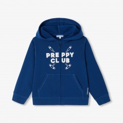 Boy zip-up fleece sweatshirt