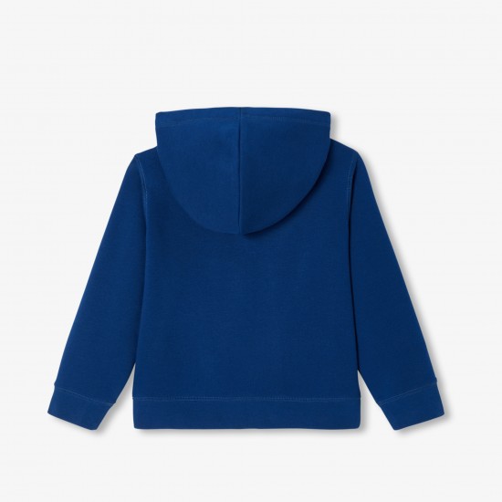 Boy zip-up fleece sweatshirt