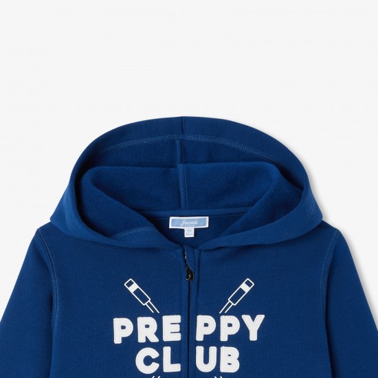 Boy zip-up fleece sweatshirt