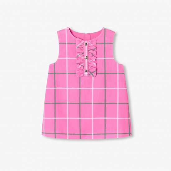 Baby girl milleraies velvet pinafore dress