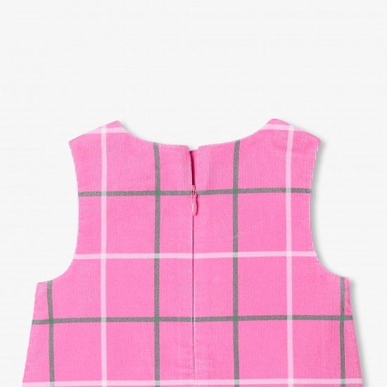 Baby girl milleraies velvet pinafore dress