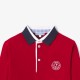 Boy cotton piqué rugby shirt