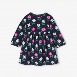 Baby girl long-sleeved velvet dress