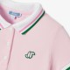 Girl short-sleeved cotton piqué polo shirt