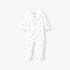 Baby girl velvet pajamas with Peter Pan collar