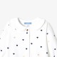 Baby girl velvet pajamas with Peter Pan collar