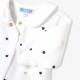 Baby girl velvet pajamas with Peter Pan collar