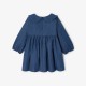 Baby girl dress in lightweight denim