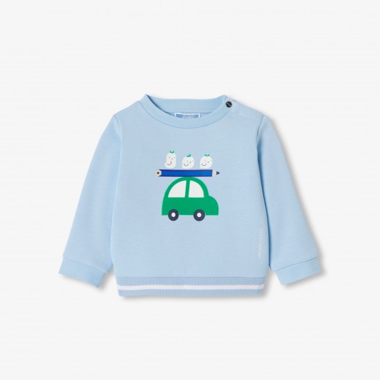 Baby boy fleece sweater