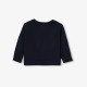 Baby cotton intarsia animal jumper