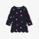Baby girl long-sleeved knitted dress