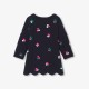 Baby girl long-sleeved knitted dress