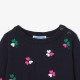 Baby girl long-sleeved knitted dress