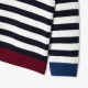 Baby striped cotton and wool jumper
