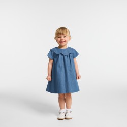 Baby girl chambray dress