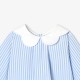 Baby girl striped poplin blouse