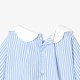 Baby girl striped poplin blouse