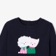 Baby girl cotton sweater