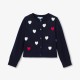 Girl heart jacquard cardigan