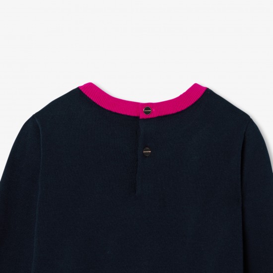 Girl heart jacquard jumper
