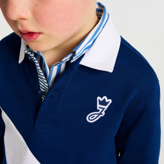 Boy heavy jersey rugby shirt