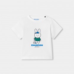 Baby boy short-sleeved cotton T-shirt