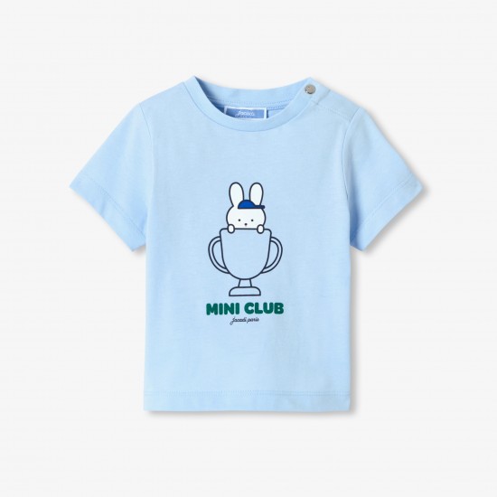 Baby boy short-sleeved cotton T-shirt