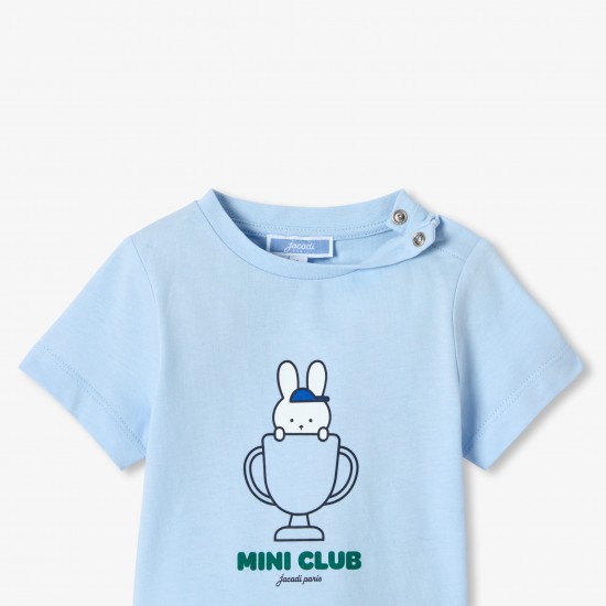 Baby boy short-sleeved cotton T-shirt