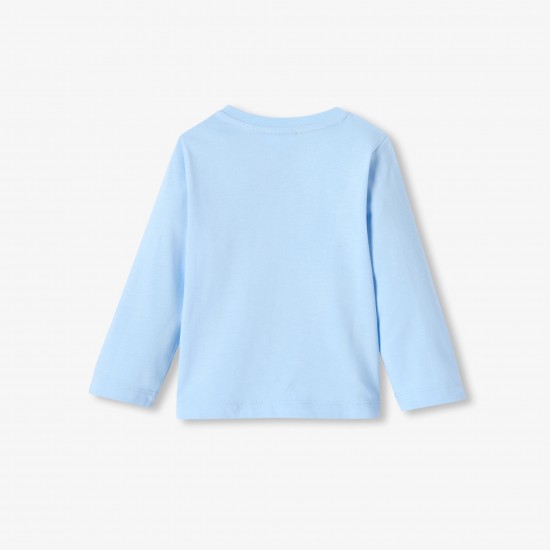 Baby boy long-sleeved cotton T-shirt