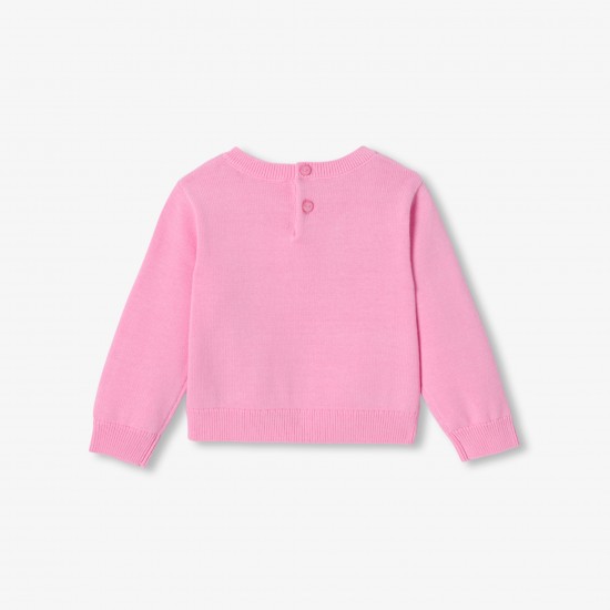 Baby girl cotton sweater