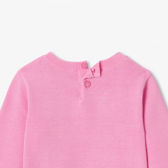 Baby girl cotton sweater