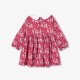 Baby girl long-sleeved dress in Liberty fabric