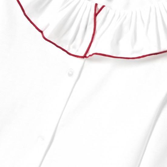 Girl cotton jersey blouse