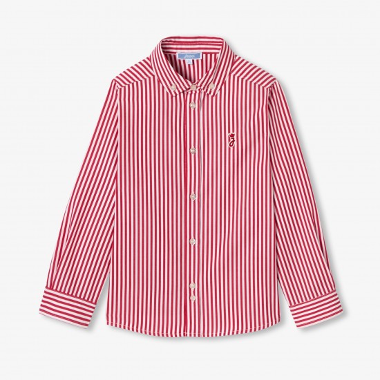 Child striped popeline shirt