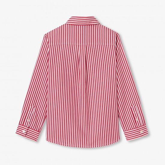 Child striped popeline shirt