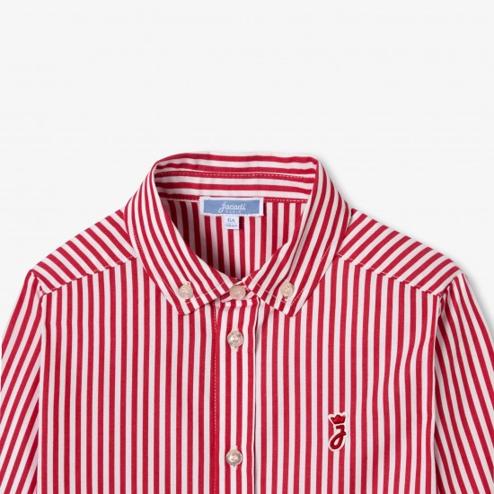 Child striped popeline shirt