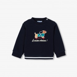 Baby boy fleece sweatshirt