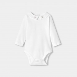 Baby boy long-sleeved cotton bodysuit