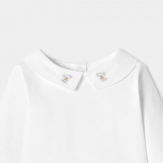 Baby boy long-sleeved cotton bodysuit